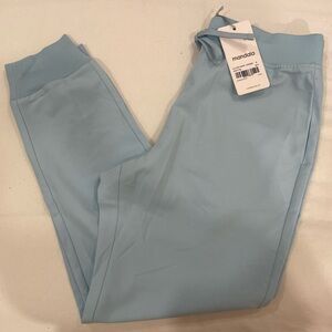 High Waisted Jogger Scrubs - Sky Blue
